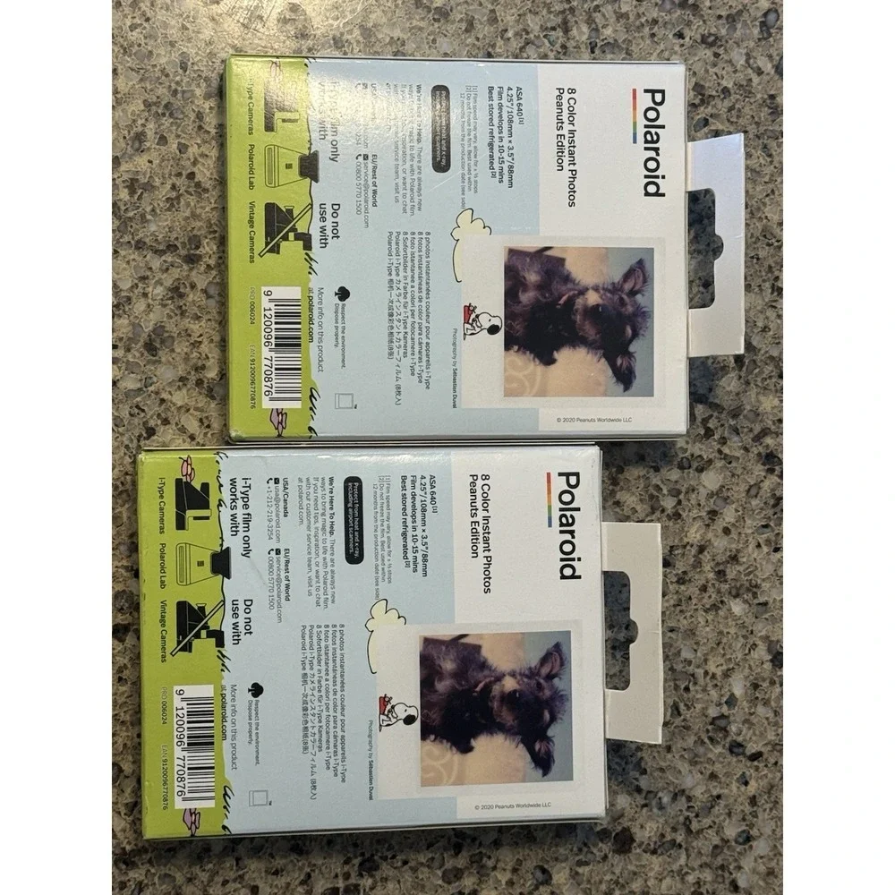 Polaroid I-Type Film Peanuts Edition 07/2020 Production Date